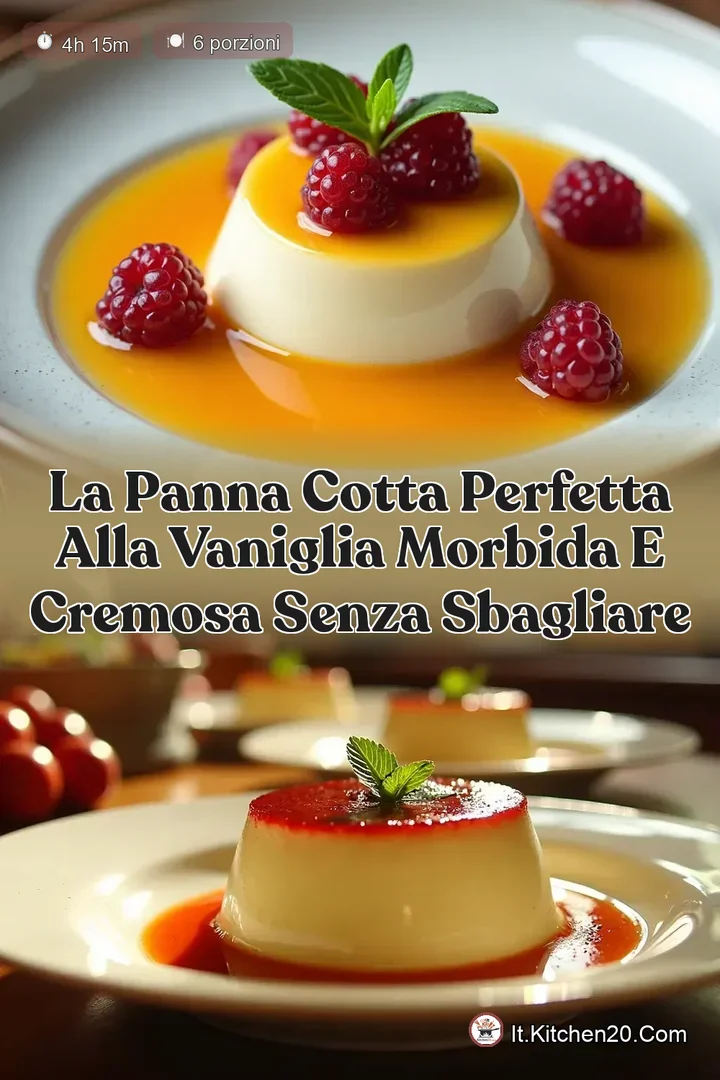 La Panna Cotta Perfetta alla Vaniglia Morbida e Cremosa Senza Sbagliare