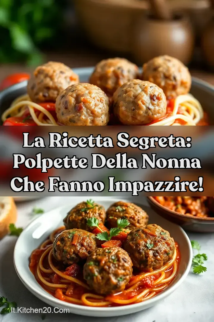 La Ricetta Segreta: Polpette della Nonna che Fanno Impazzire!