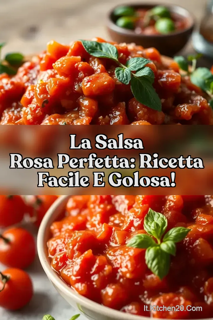 La salsa rosa perfetta: Ricetta facile e golosa!