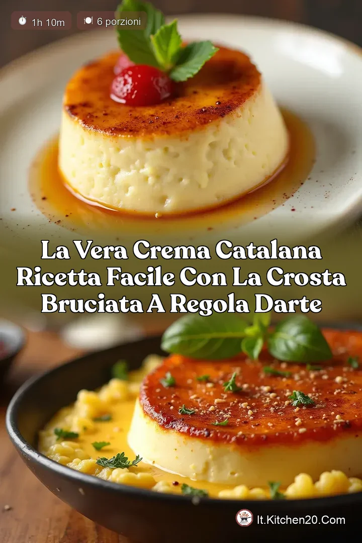 La Vera Crema Catalana Ricetta Facile con la Crosta Bruciata a Regola dArte