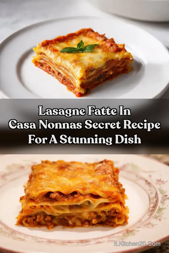 Lasagne Fatte in Casa Nonnas Secret Recipe for a Stunning Dish