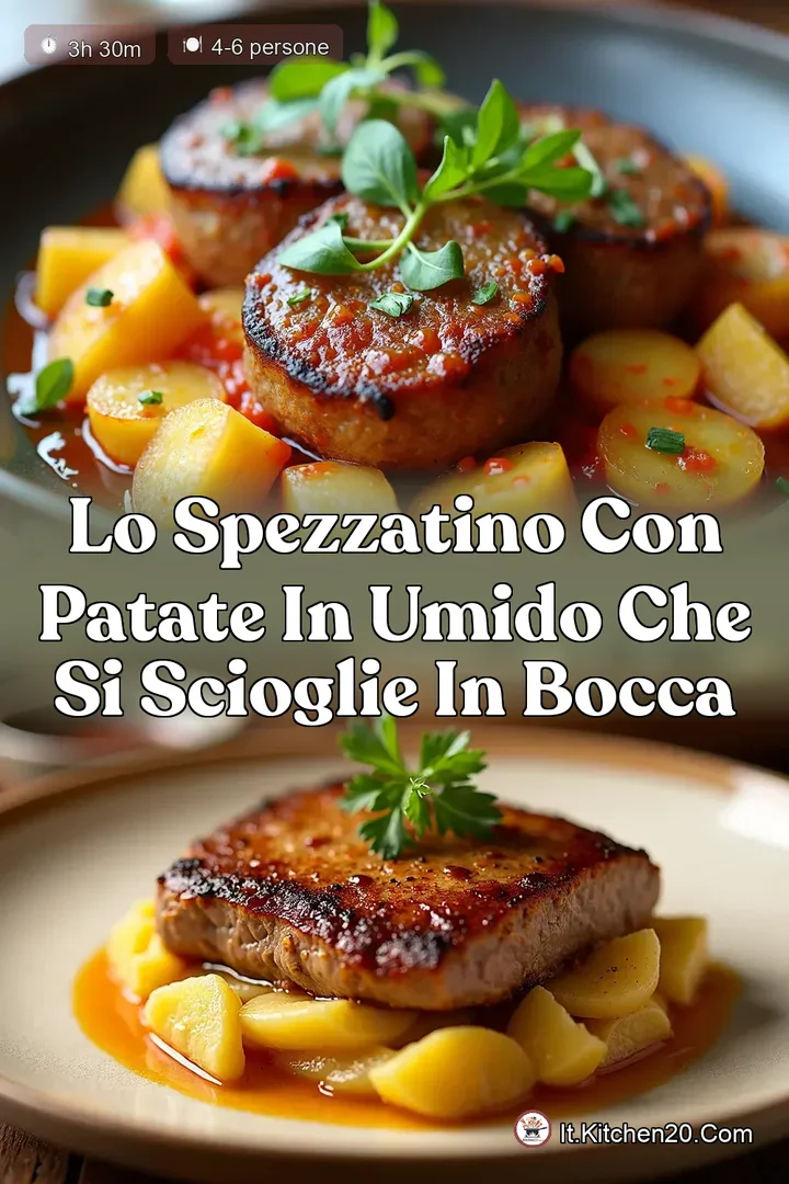 Lo Spezzatino con Patate in Umido che Si Scioglie in Bocca