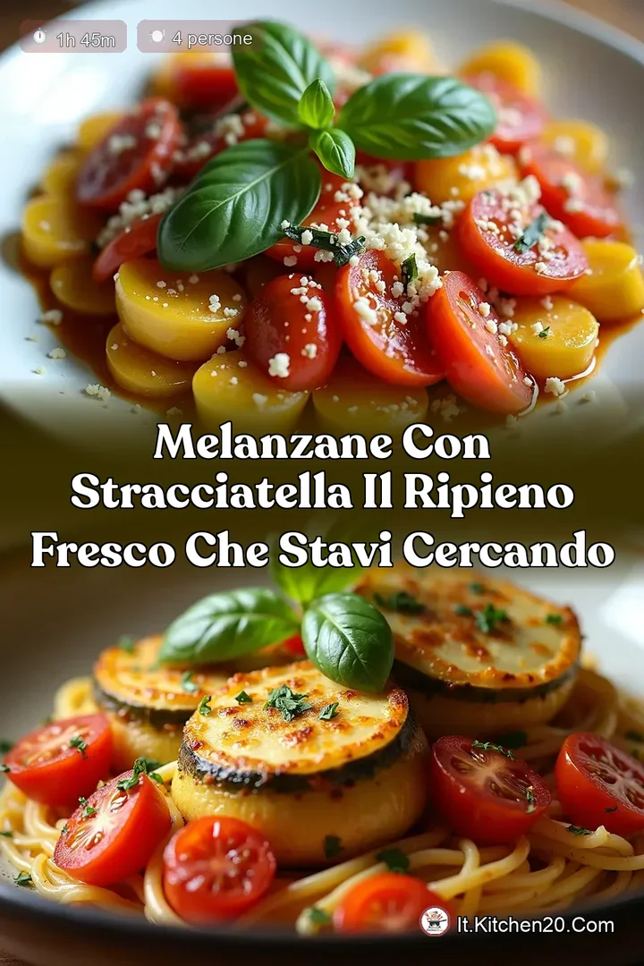 Melanzane con Stracciatella Il Ripieno Fresco che Stavi Cercando