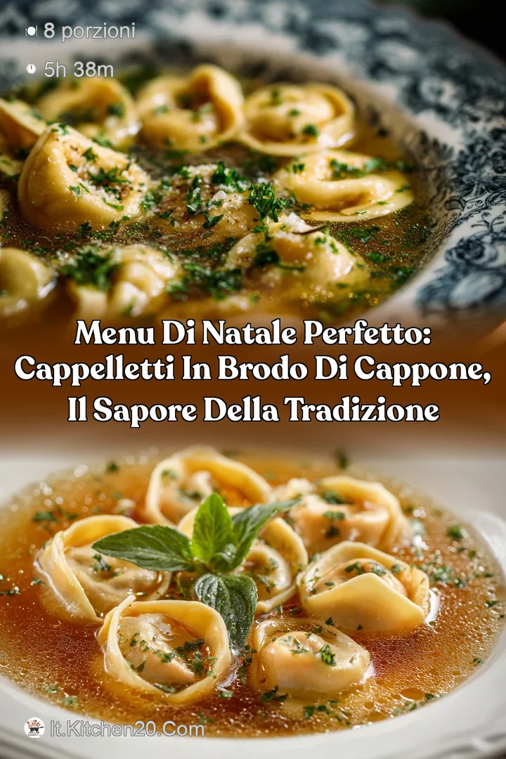 Menu di Natale perfetto: Cappelletti in Brodo di Cappone il sapore della tradizione