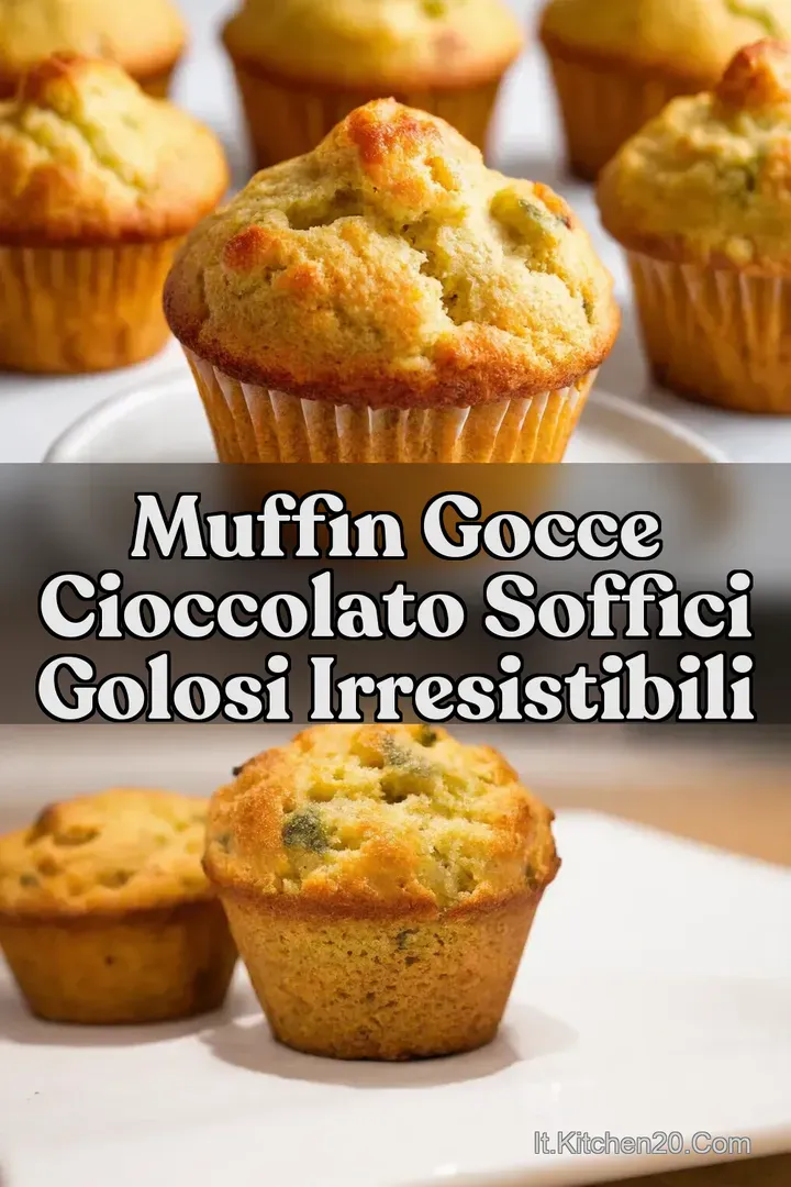Muffin Gocce Cioccolato Soffici Golosi Irresistibili