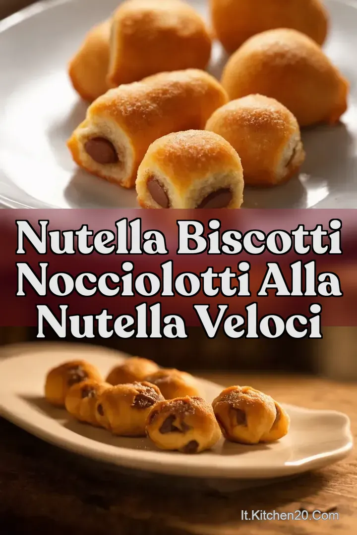 Nutella Biscotti Nocciolotti alla Nutella Veloci