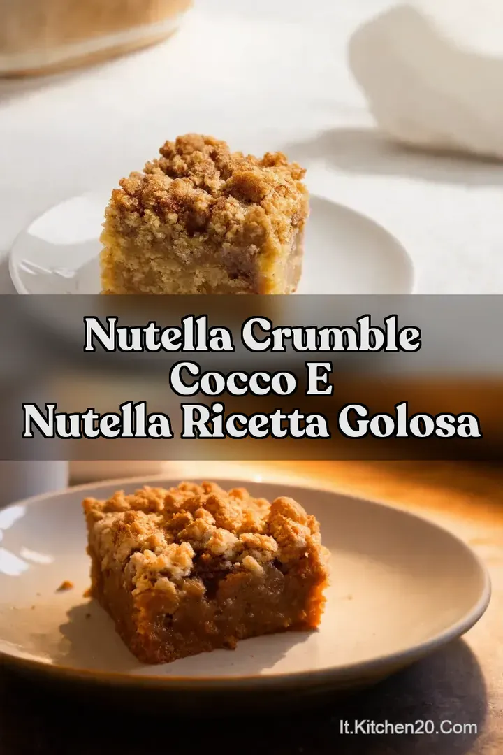 Nutella Crumble Cocco e Nutella Ricetta Golosa