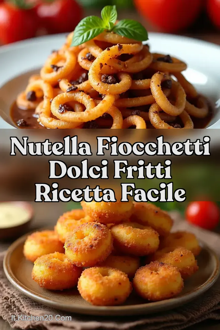 Nutella Fiocchetti Dolci Fritti Ricetta Facile