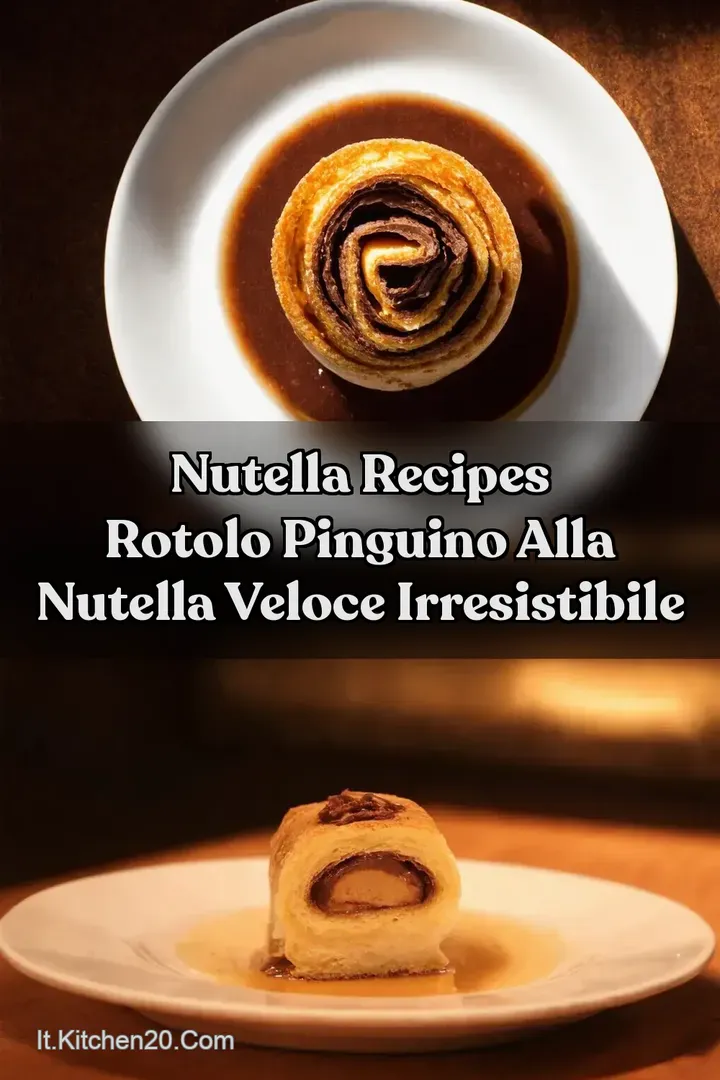 Nutella Recipes Rotolo Pinguino alla Nutella Veloce Irresistibile