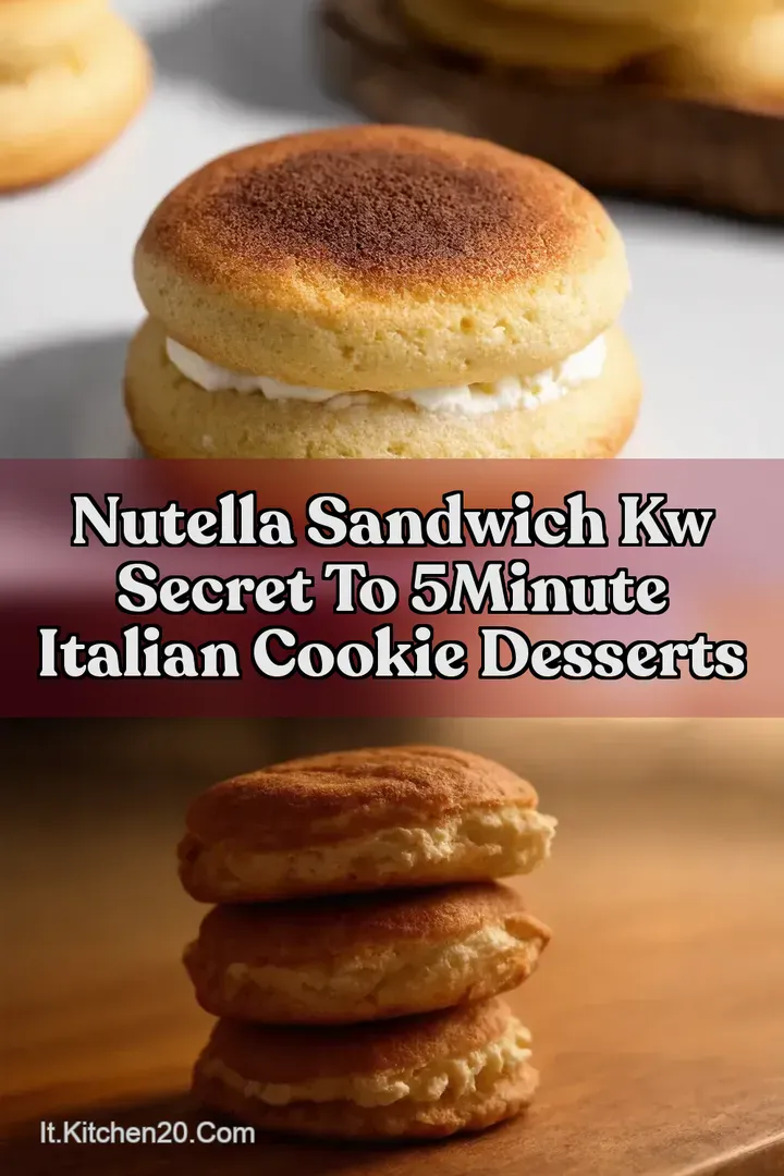 Nutella Sandwich kw Secret to 5Minute Italian Cookie Desserts