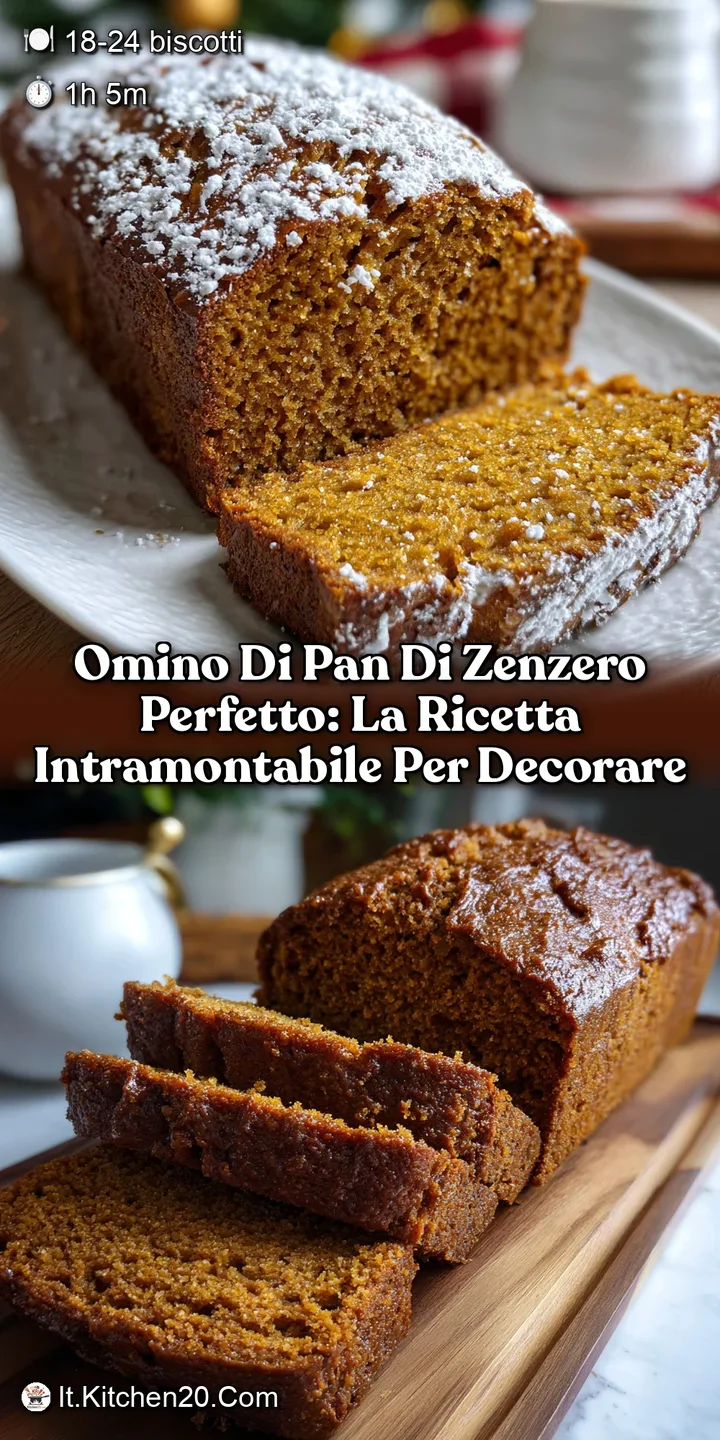 Omino di Pan di Zenzero Perfetto: La Ricetta Intramontabile per Decorare