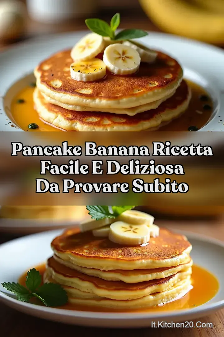 Pancake Banana Ricetta Facile e Deliziosa da Provare Subito