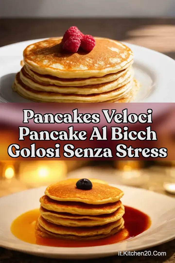 Pancakes Veloci Pancake al Bicch Golosi Senza Stress