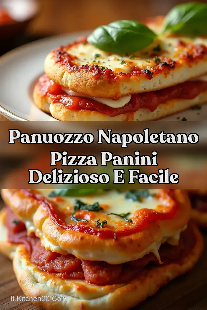 Panuozzo Napoletano Pizza Panini Delizioso e Facile