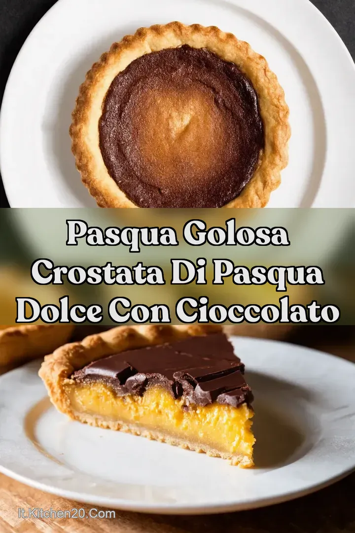 Pasqua Golosa Crostata di Pasqua Dolce con Cioccolato