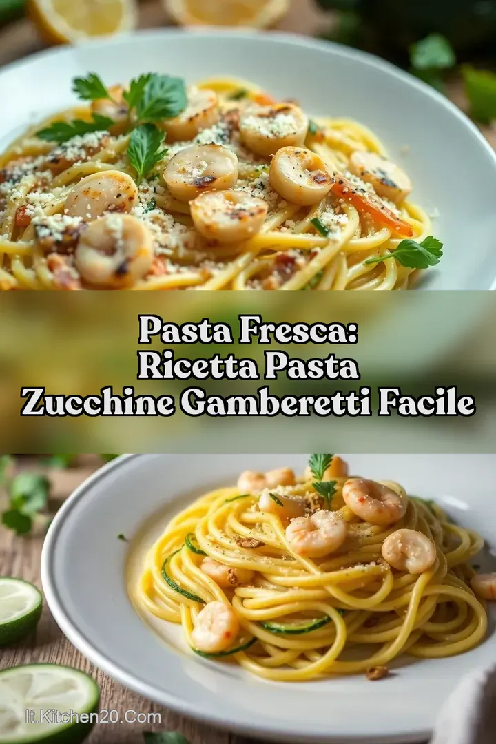 Pasta Fresca: Ricetta Pasta Zucchine Gamberetti Facile