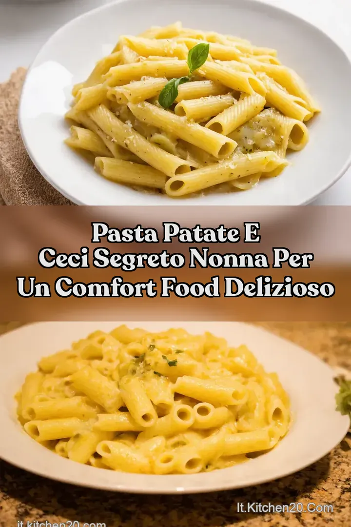 Pasta Patate e Ceci Segreto Nonna per un comfort food delizioso
