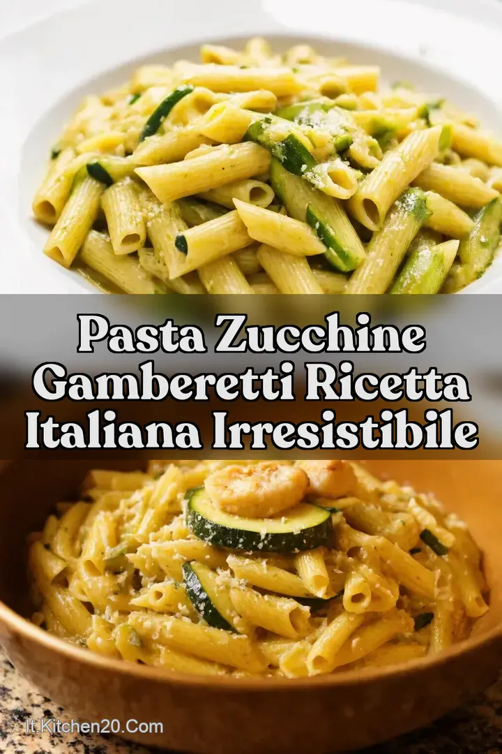 Pasta Zucchine Gamberetti Ricetta Italiana Irresistibile