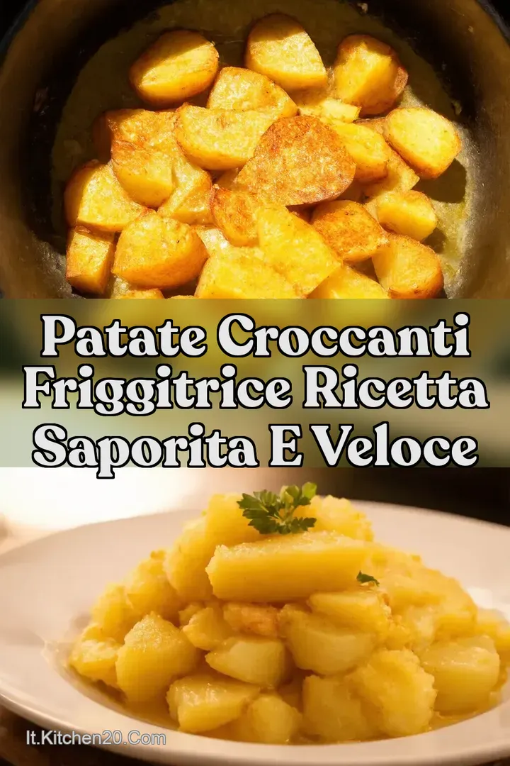 Patate Croccanti Friggitrice Ricetta Saporita e Veloce