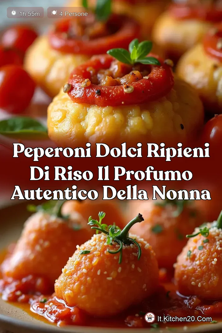 Peperoni Dolci Ripieni di Riso Il Profumo Autentico della Nonna