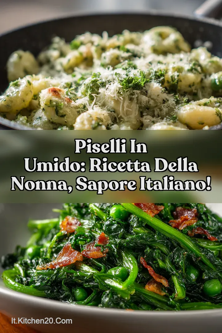 Piselli in Umido: Ricetta Della Nonna Sapore Italiano!