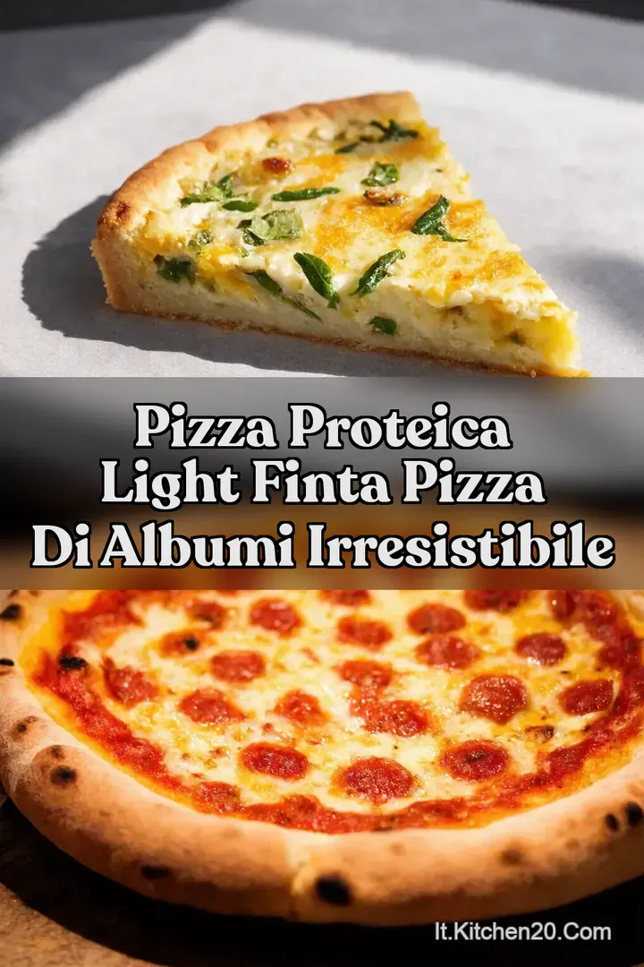 Pizza Proteica Light Finta Pizza di Albumi Irresistibile