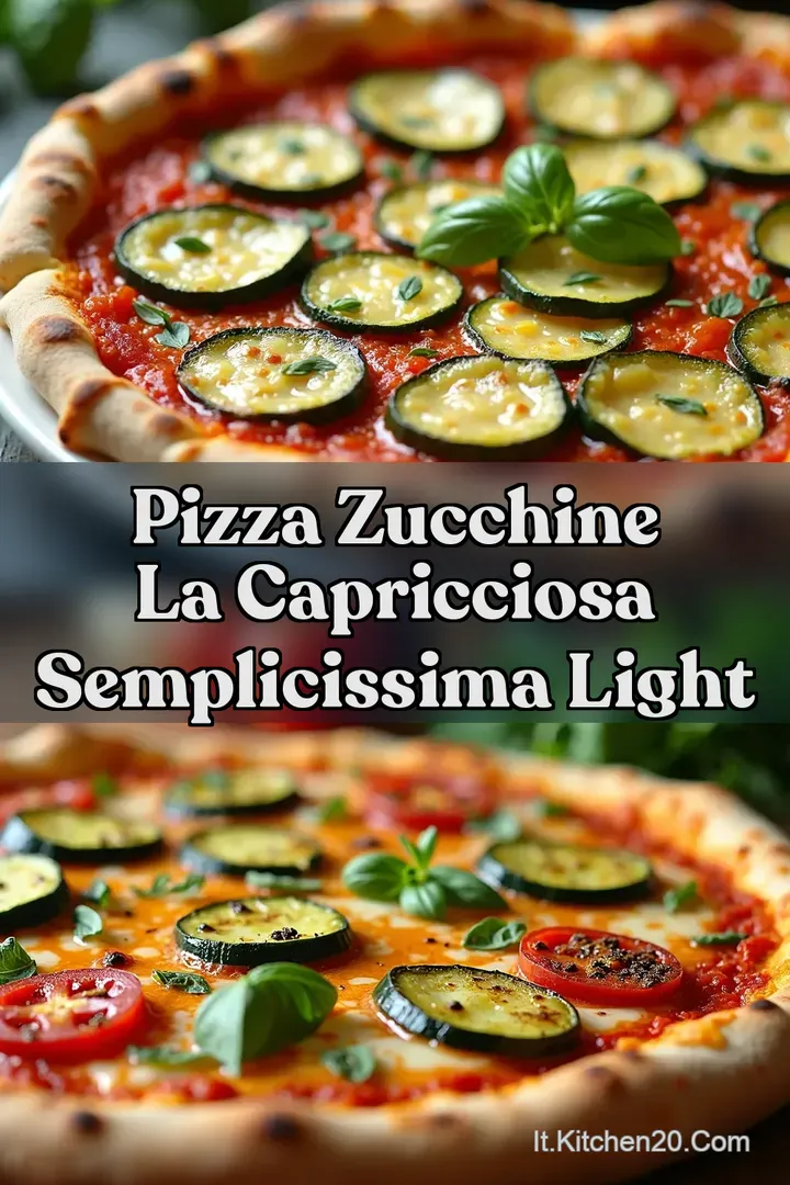 Pizza Zucchine La Capricciosa Semplicissima Light