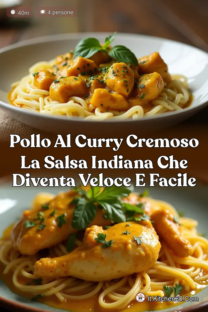 Pollo al Curry Cremoso La Salsa Indiana che Diventa Veloce e Facile