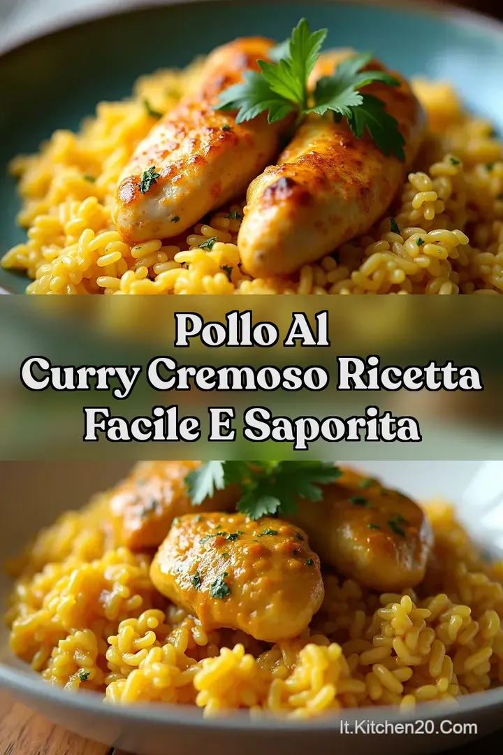 Pollo al Curry Cremoso Ricetta Facile e Saporita