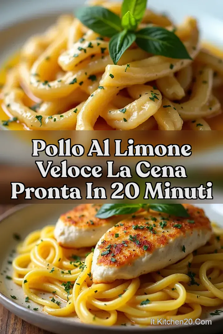Pollo al Limone Veloce La Cena Pronta in 20 Minuti