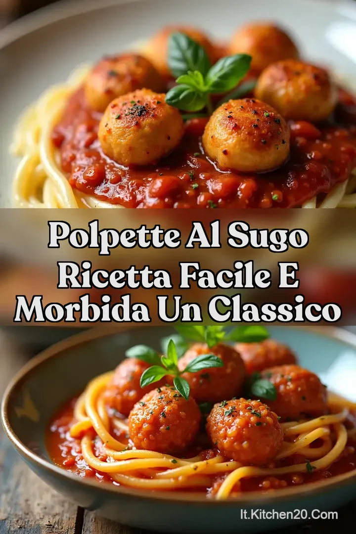 Polpette Al Sugo Ricetta Facile e Morbida un Classico