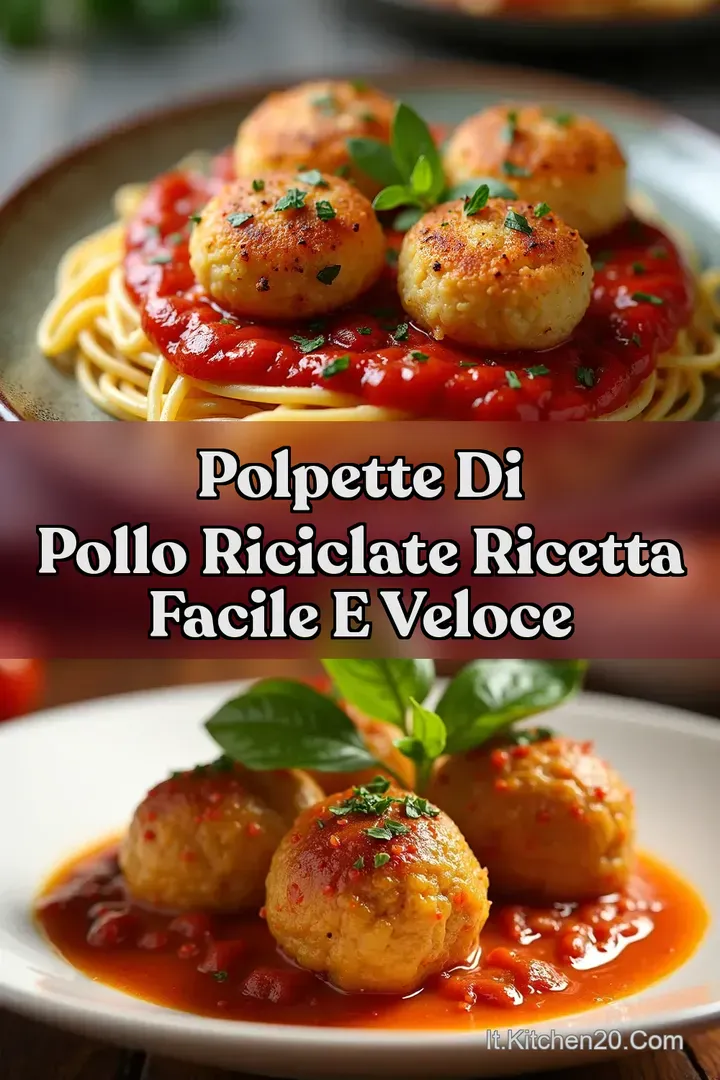 Polpette di Pollo Riciclate Ricetta Facile e Veloce