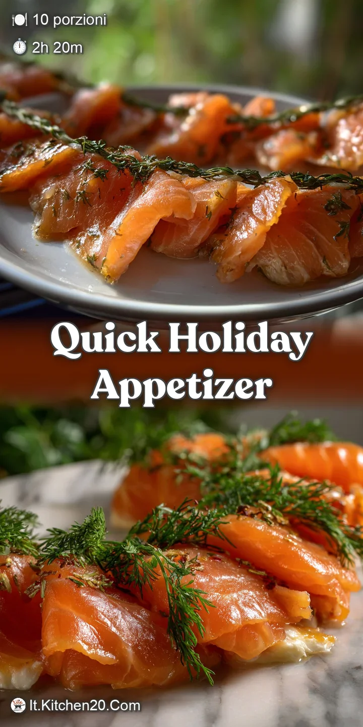 Appetizing close-up of salmon antipasto: flaky orange salmon, soft cheese, and juicy peppers create a textural, colorful d...