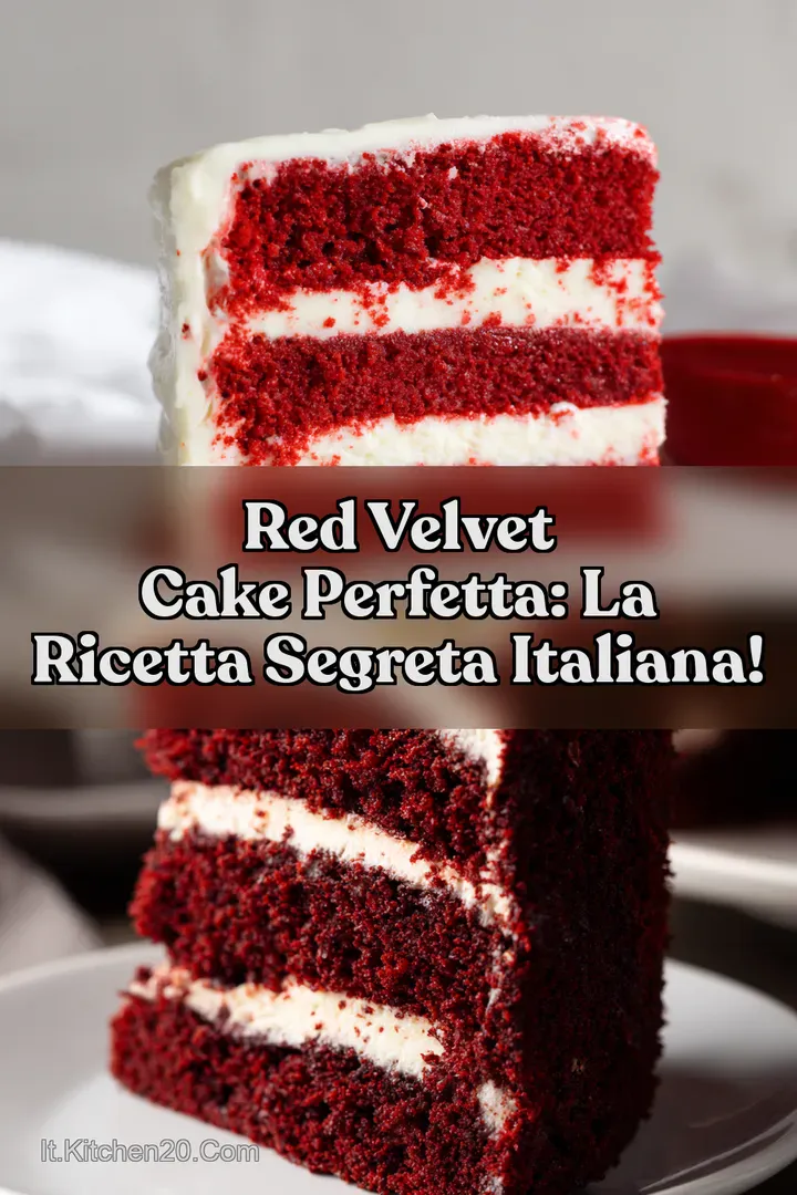 Red Velvet Cake Perfetta: La Ricetta Segreta Italiana!