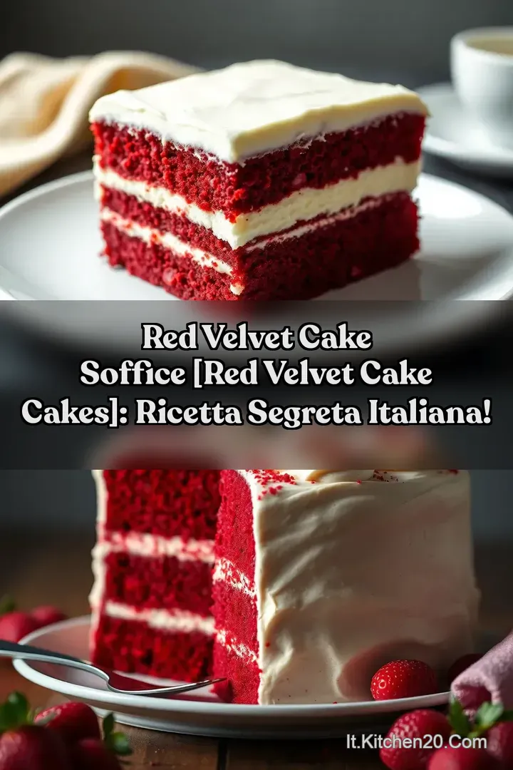 Red Velvet Cake Soffice [red velvet cake cakes]: Ricetta Segreta Italiana!