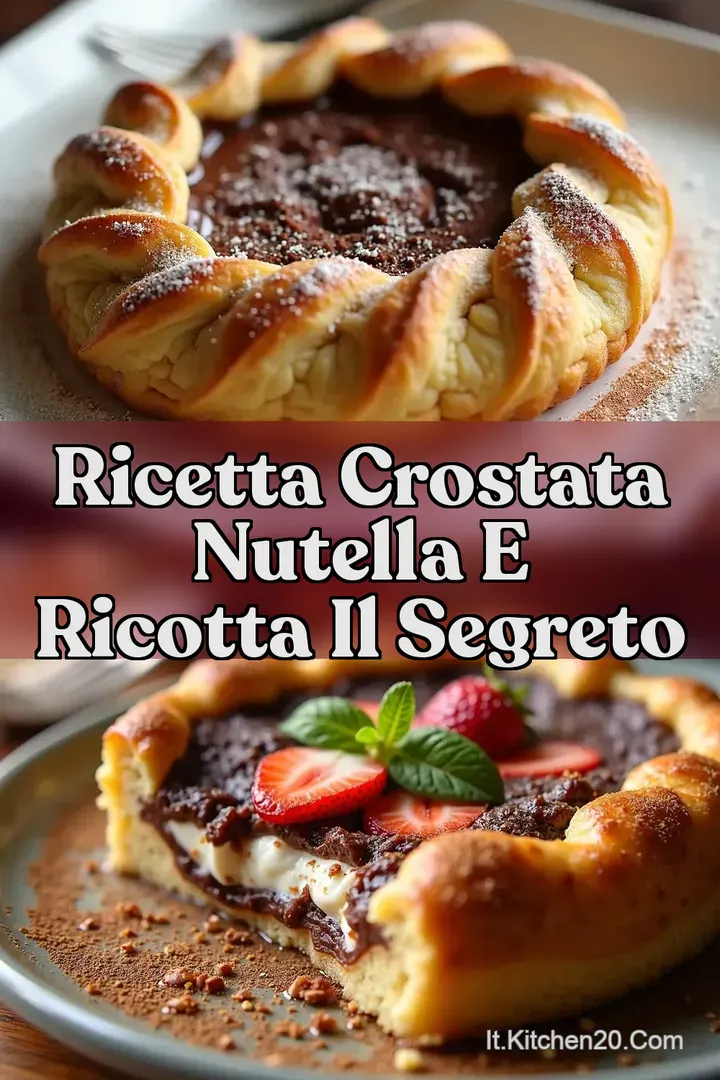 Ricetta Crostata Nutella e Ricotta Il Segreto