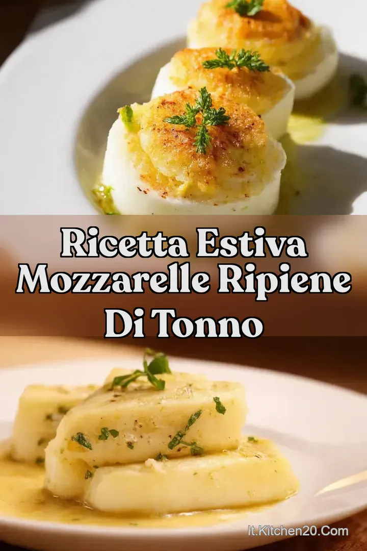 Ricetta Estiva Mozzarelle Ripiene di Tonno