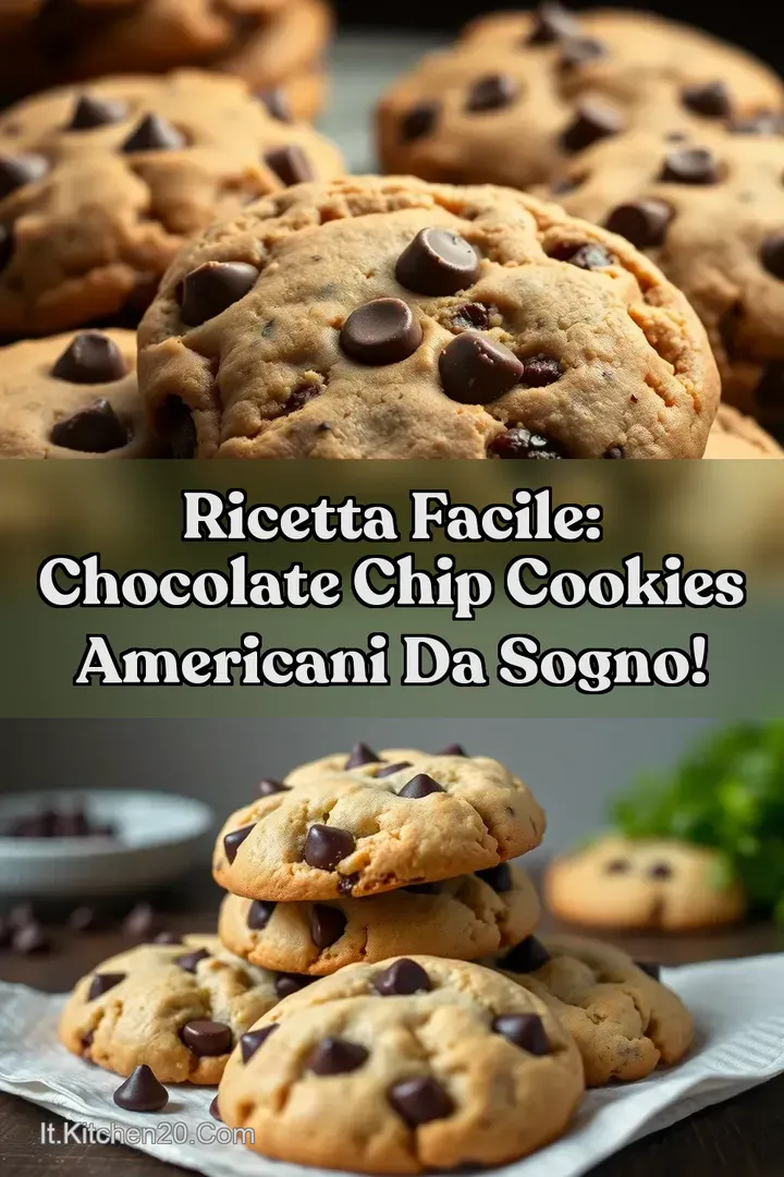 Ricetta Facile: Chocolate Chip Cookies Americani da Sogno!