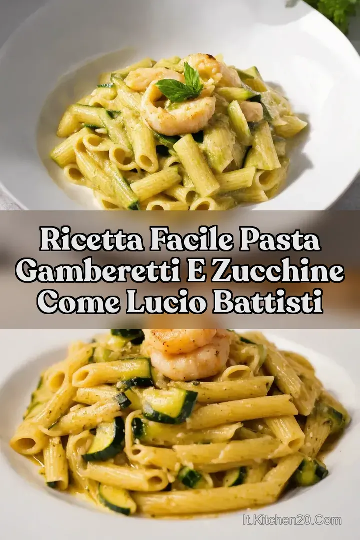 Ricetta Facile Pasta Gamberetti e Zucchine Come Lucio Battisti