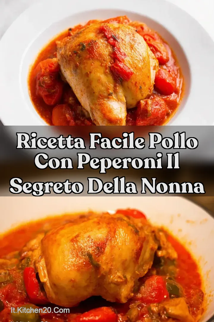 Ricetta Facile Pollo con Peperoni Il Segreto della Nonna