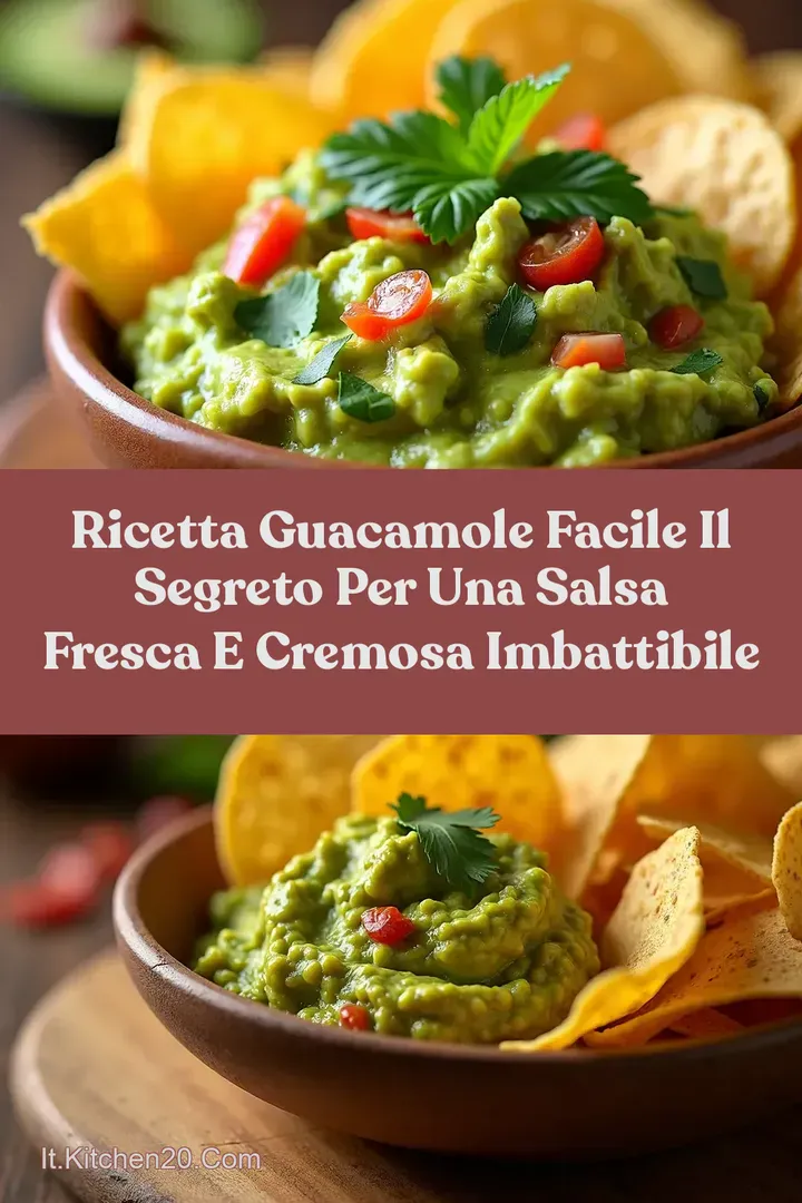 Ricetta Guacamole Facile Il Segreto per una Salsa Fresca e Cremosa Imbattibile
