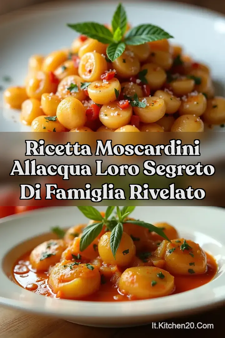 Ricetta Moscardini AllAcqua Loro Segreto di Famiglia Rivelato