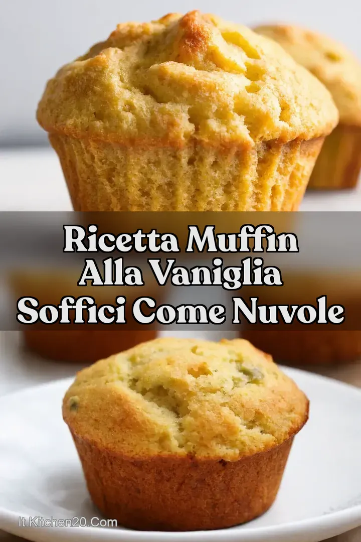 Ricetta Muffin Alla Vaniglia Soffici Come Nuvole