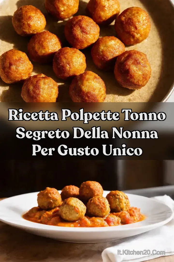 Ricetta Polpette Tonno Segreto della Nonna per Gusto Unico