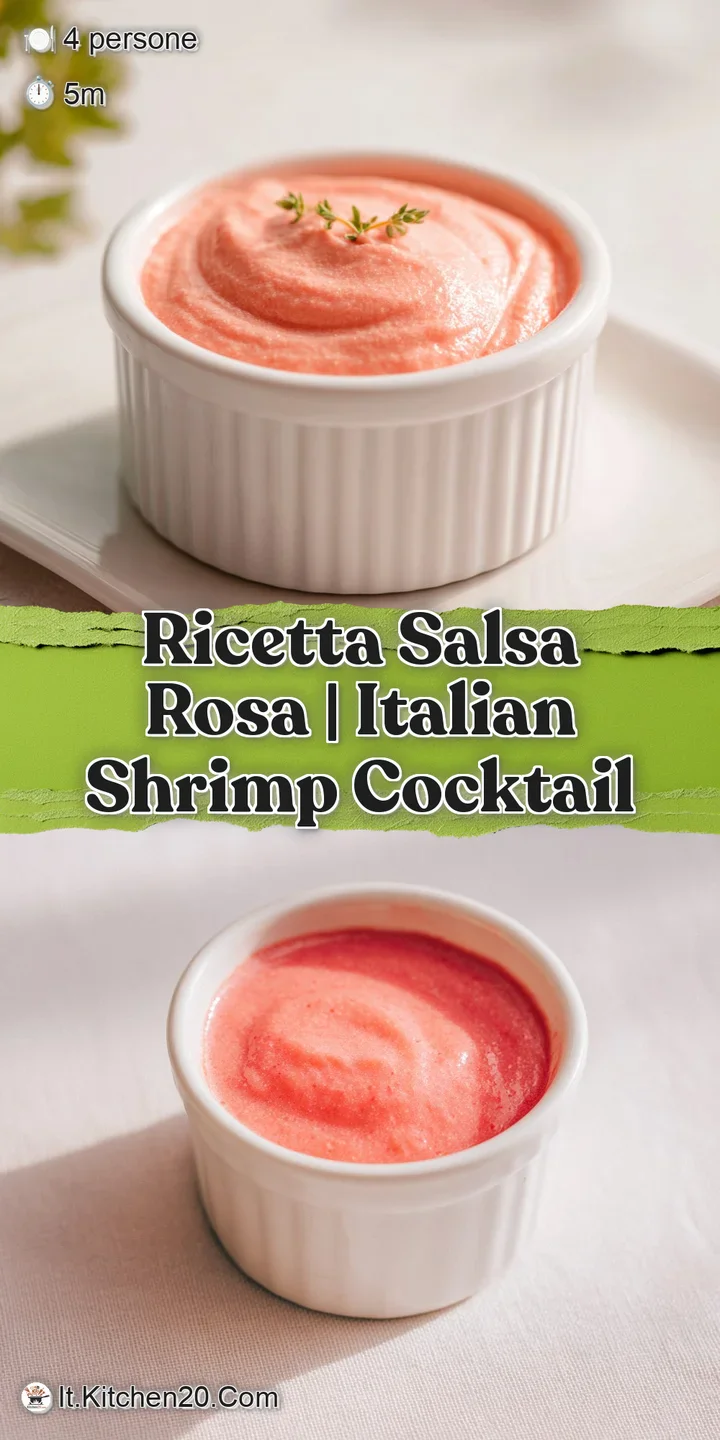Close-up of velvety, pale pink sauce with a glossy finish, showing a rich and creamy texture in a small glass bowl.
