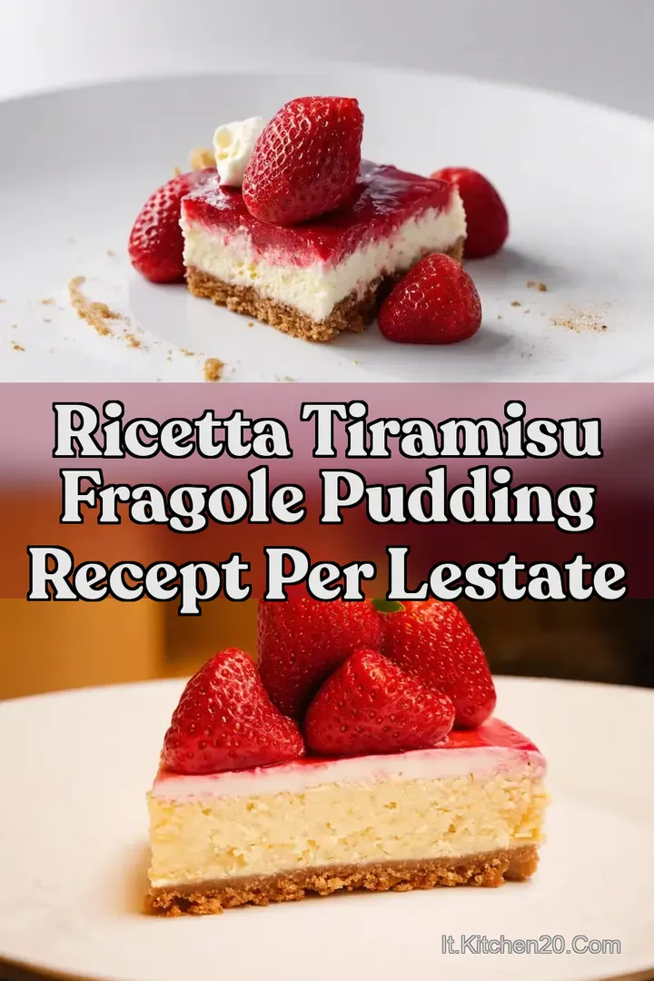 Ricetta Tiramisu Fragole Pudding Recept per lEstate