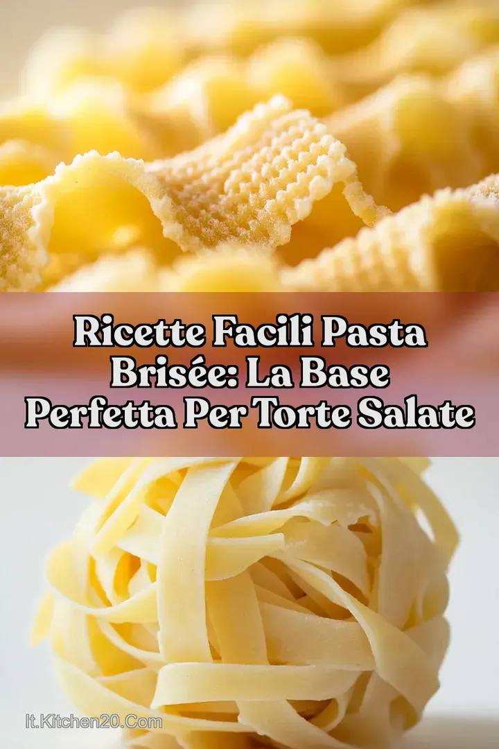 Ricette Facili Pasta Bris&eacute;e: La Base Perfetta per Torte Salate