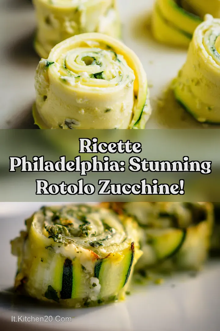 Ricette Philadelphia: Stunning Rotolo Zucchine!