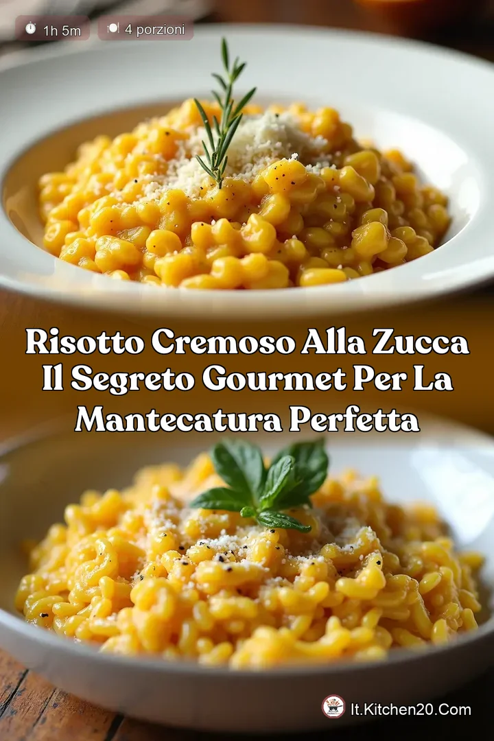 Risotto Cremoso alla Zucca Il Segreto Gourmet per la Mantecatura Perfetta
