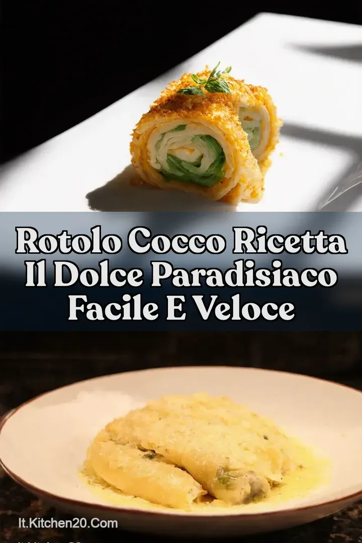 Rotolo Cocco Ricetta Il Dolce Paradisiaco Facile e Veloce